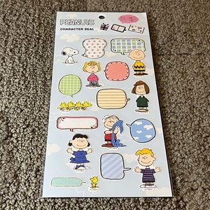 Peanuts Sticker Sheet Speech Bubble Japan Exclusive Officially Licensed Snoopy